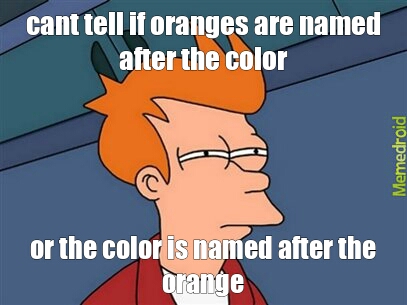 orange - meme