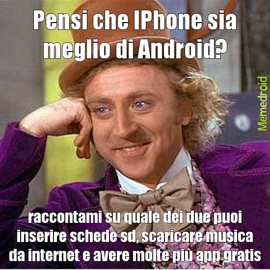 iphone vs android - meme