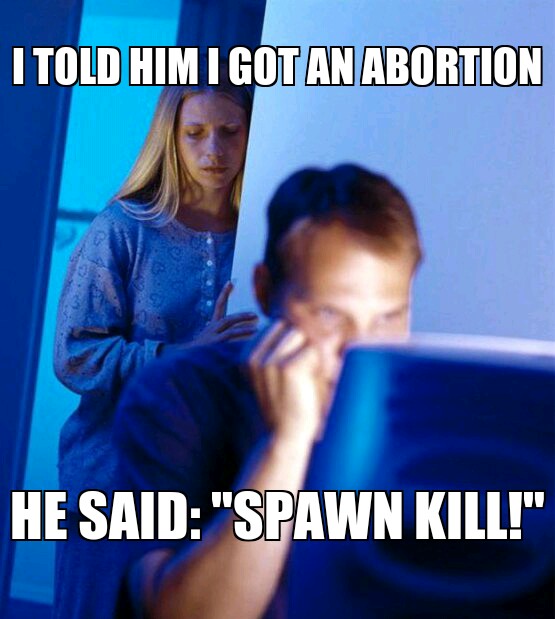 Internet husband abortion - meme