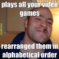 good guy Greg and video games