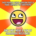 Prepare to be mauled by the grammar nazis