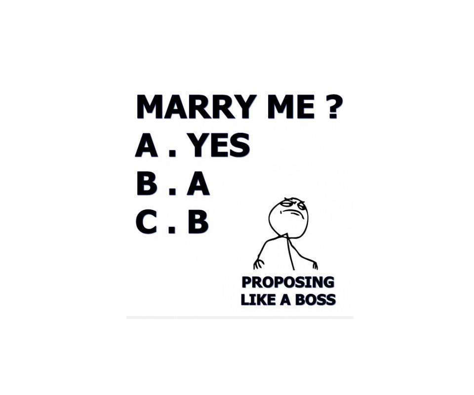 Marry me? - meme