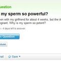 So overpovered sperm
