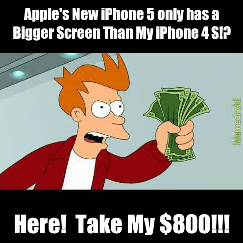 iPhone buyers are stupid. - meme