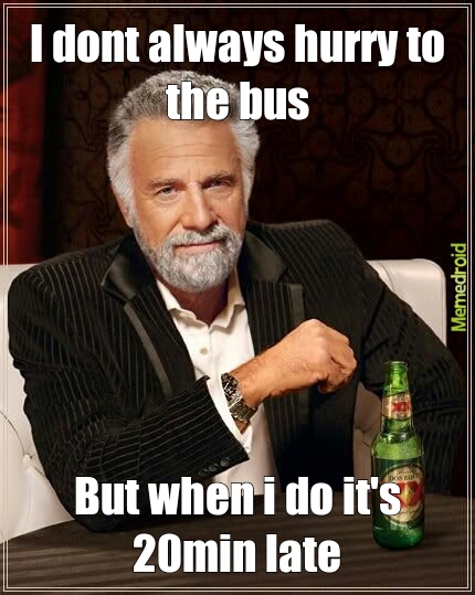the bus - meme