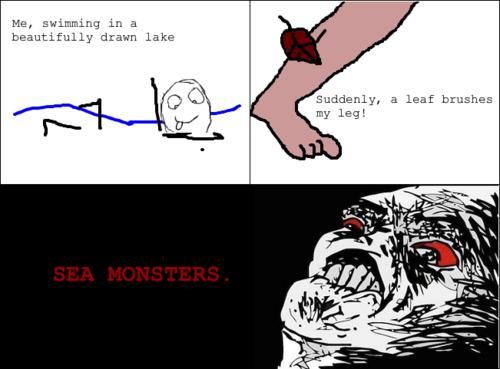 sea monster - meme