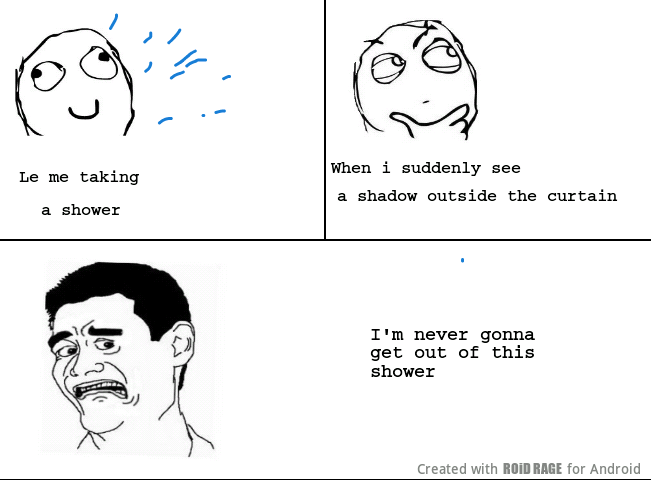 Shower trouble - meme