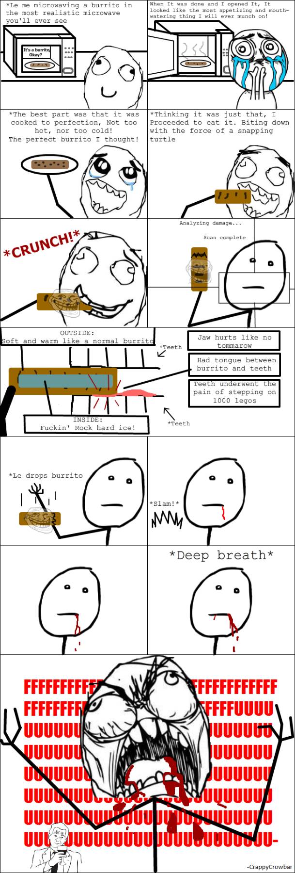 The frozen burrito. Meme by zombiesocks99 ) Memedroid