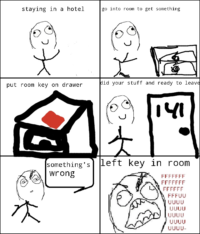 Room Key Rage - meme