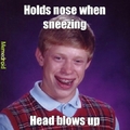 Sneezing Brian
