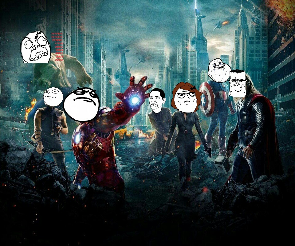 rage Avengers;D - meme