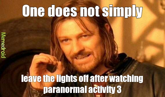 Paranormal Activity - meme