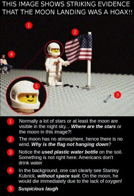 One Small Hoax For Lego Man - meme