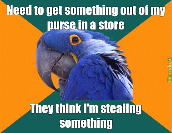 Innocent shoplifter - meme