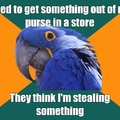 Innocent shoplifter