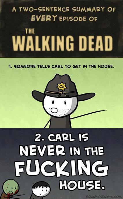 Carl has killed more people then any1! - meme