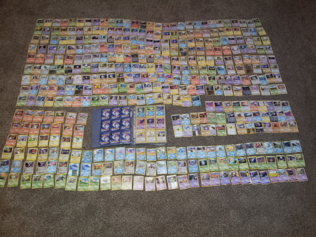 my whole childhoods work. pokemon!! Too bad I couldnt fit all of them in. - meme