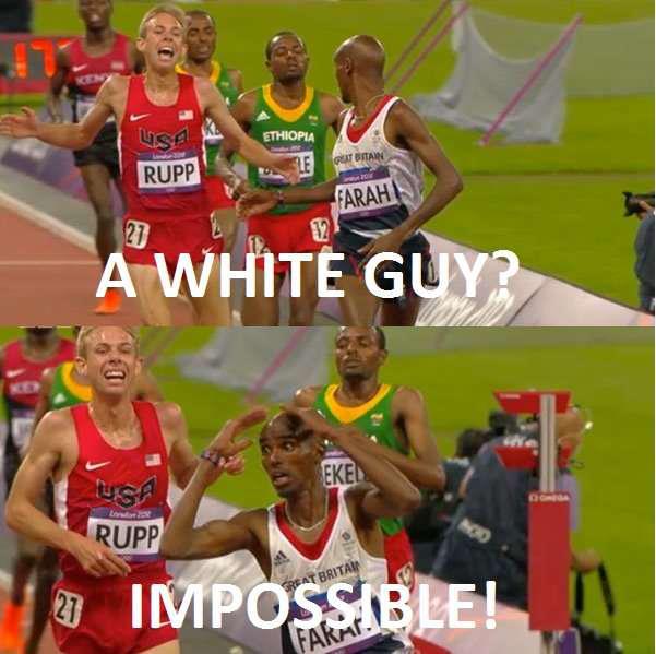 A white guy? - meme