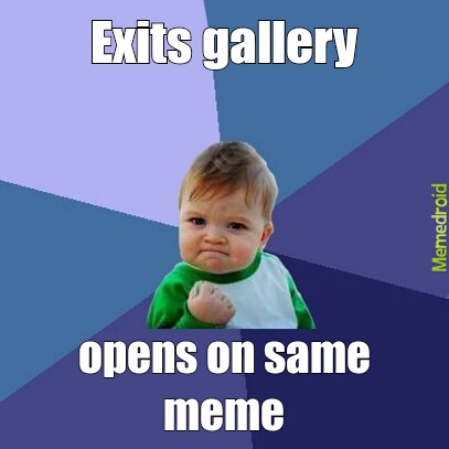 exit gallery - meme