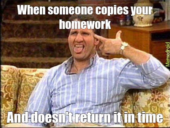 homework copier - meme