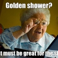 showers that are golden