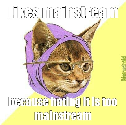 hipster kitten - meme