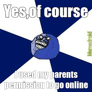 parents permission - meme