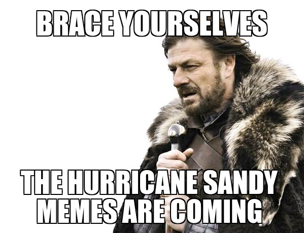 sandy - meme