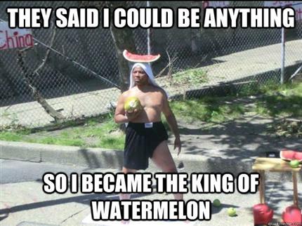 watermelon king? - meme