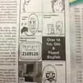 Someone found this in the newspaper.