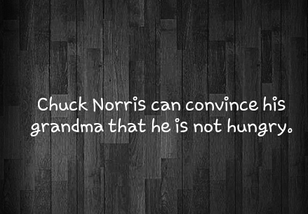 Chuck at grandma - meme
