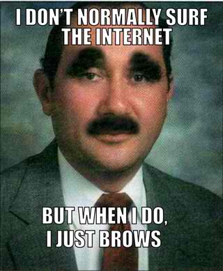 Brows of the internet - meme