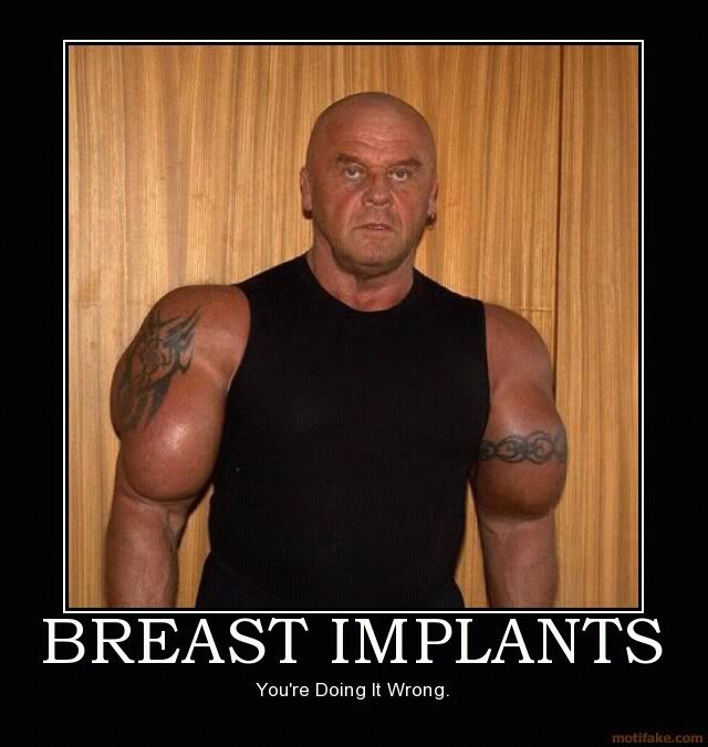 breast implants - meme