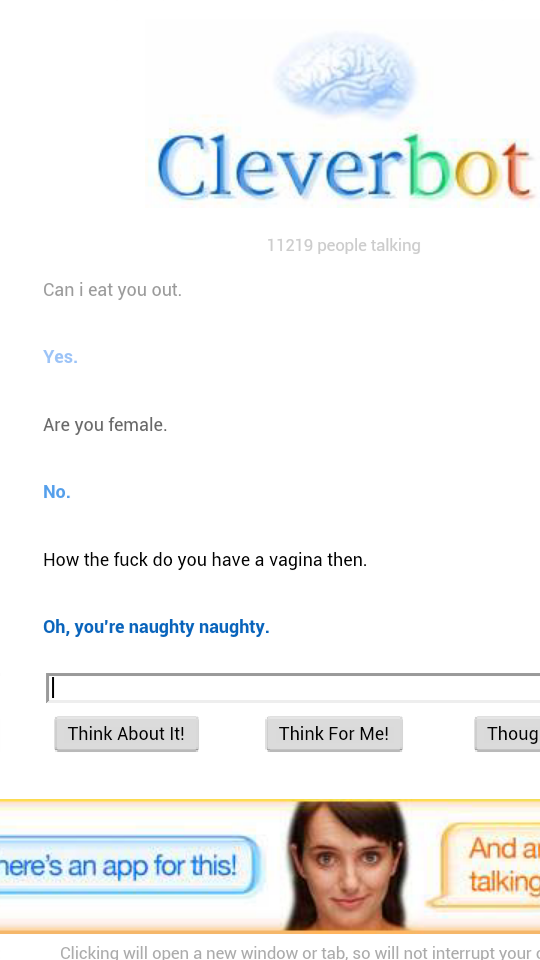 cleverbot. what the fuck - meme