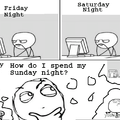 Spending the weekends
