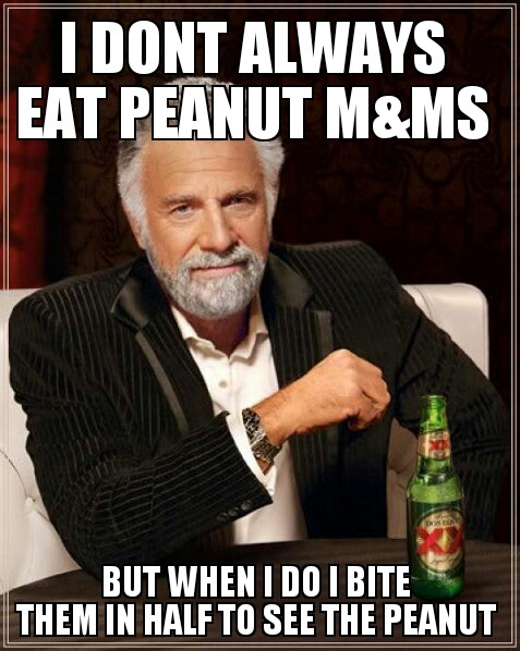 peanut m&ms - meme