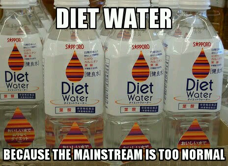 Diet Water - meme