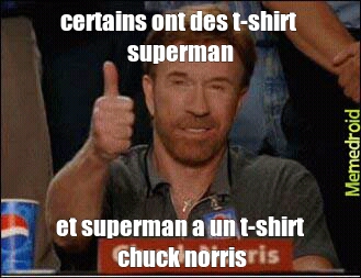 t-shirt chuck norris - meme