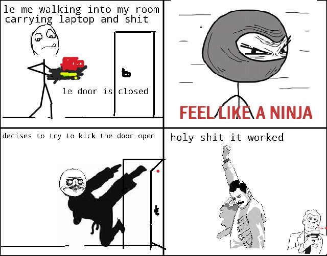 ninja mode on - meme
