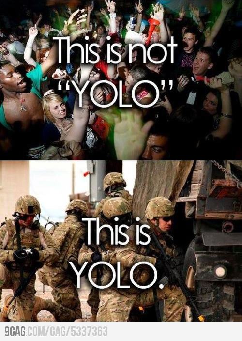 the truth about YOLO - meme