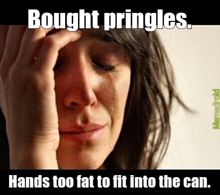 The Pringle Problem - meme