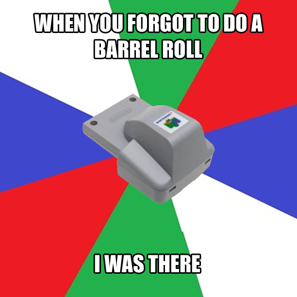 Barrel Roll - meme