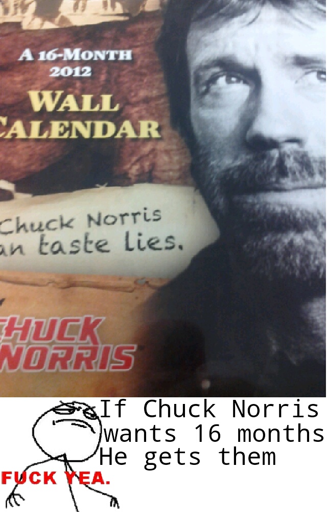 Chuck norris is always right - meme