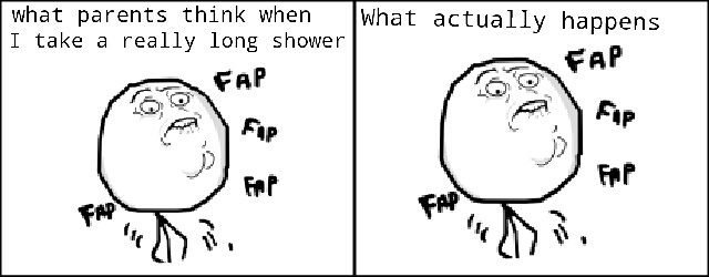 Shower fap - meme