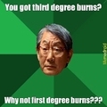 I got burnt :(
