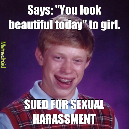 sexual harassment - meme