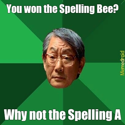 Spelling bee - meme