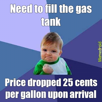 Gas win - meme