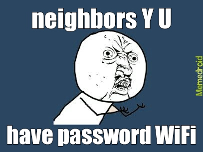 password WiFi - meme