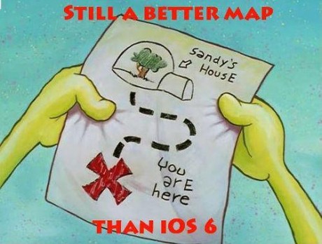 Still better than Apple Maps - meme